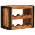 Weinregal Braun 60 x 45 x 33 cm Massivholz Akazie
