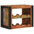 Weinregal Braun 60 x 45 x 33 cm Massives Altholz