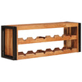 Weinregal Braun 120 x 45 x 33 cm Massivholz Akazie