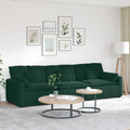 Modulares Sofa mit Kissen Dunkelgrün