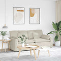 Modulares Sofa mit Kissen Cream