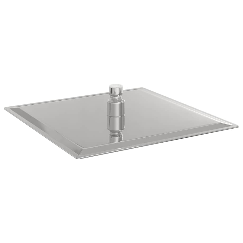 Regenbrause Edelstahl 304 25x25 cm Quadrat