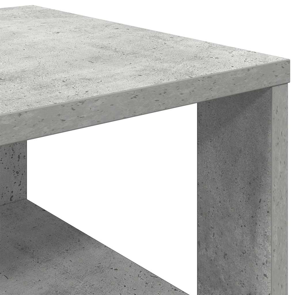 Schuhregal Betongrau 61x32x70 cm Holzwerkstoff
