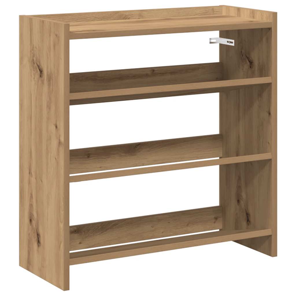 Schuhregal Artisan-Eiche 60x25x62 cm Holzwerkstoff