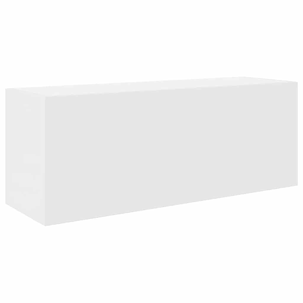 Bad-Wandschrank Weiß 80x25x30 cm Holzwerkstoff