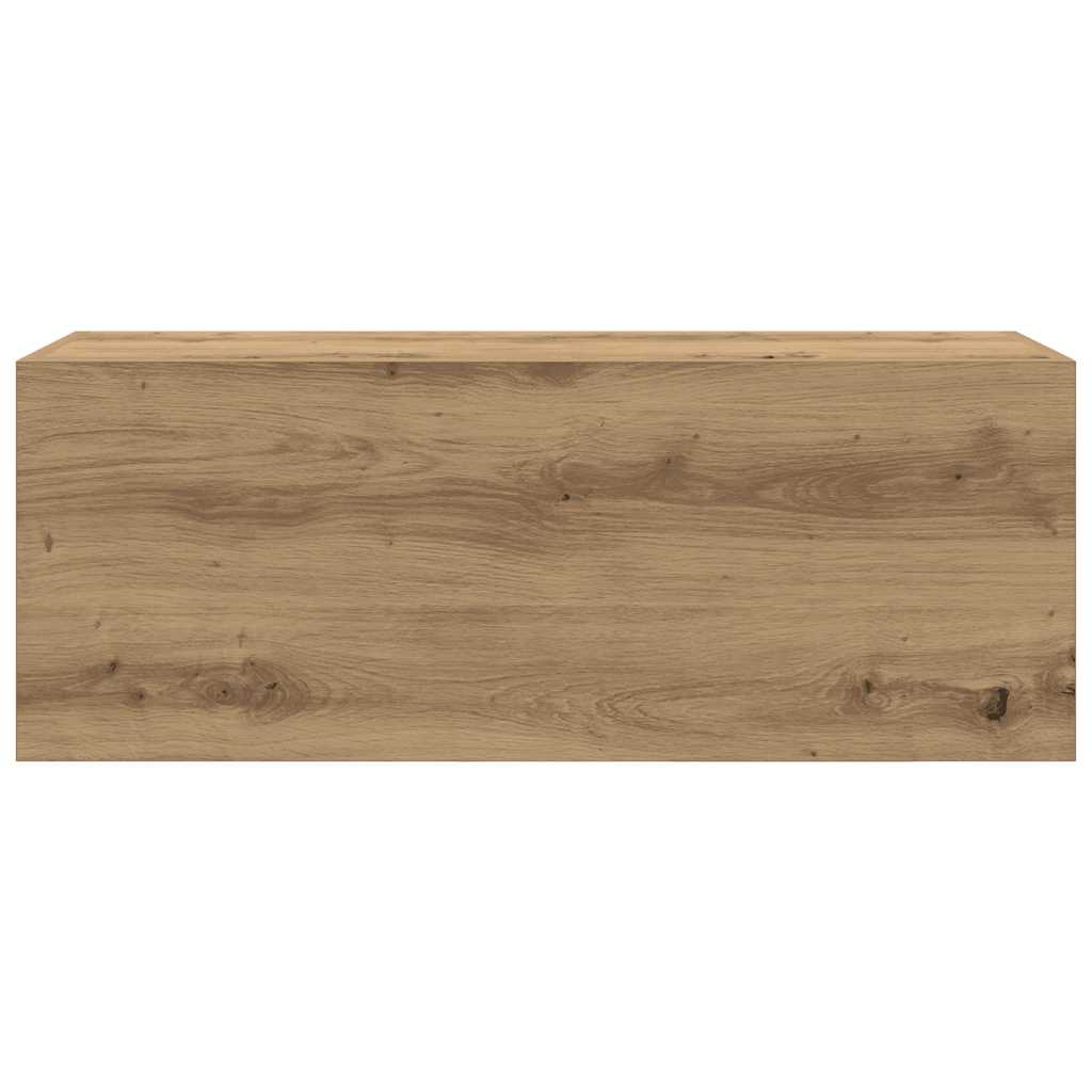 Bad-Wandschrank Artisan-Eiche 80x25x30 cm Holzwerkstoff