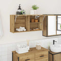 Bad-Wandschrank Artisan-Eiche 80x25x40 cm Holzwerkstoff