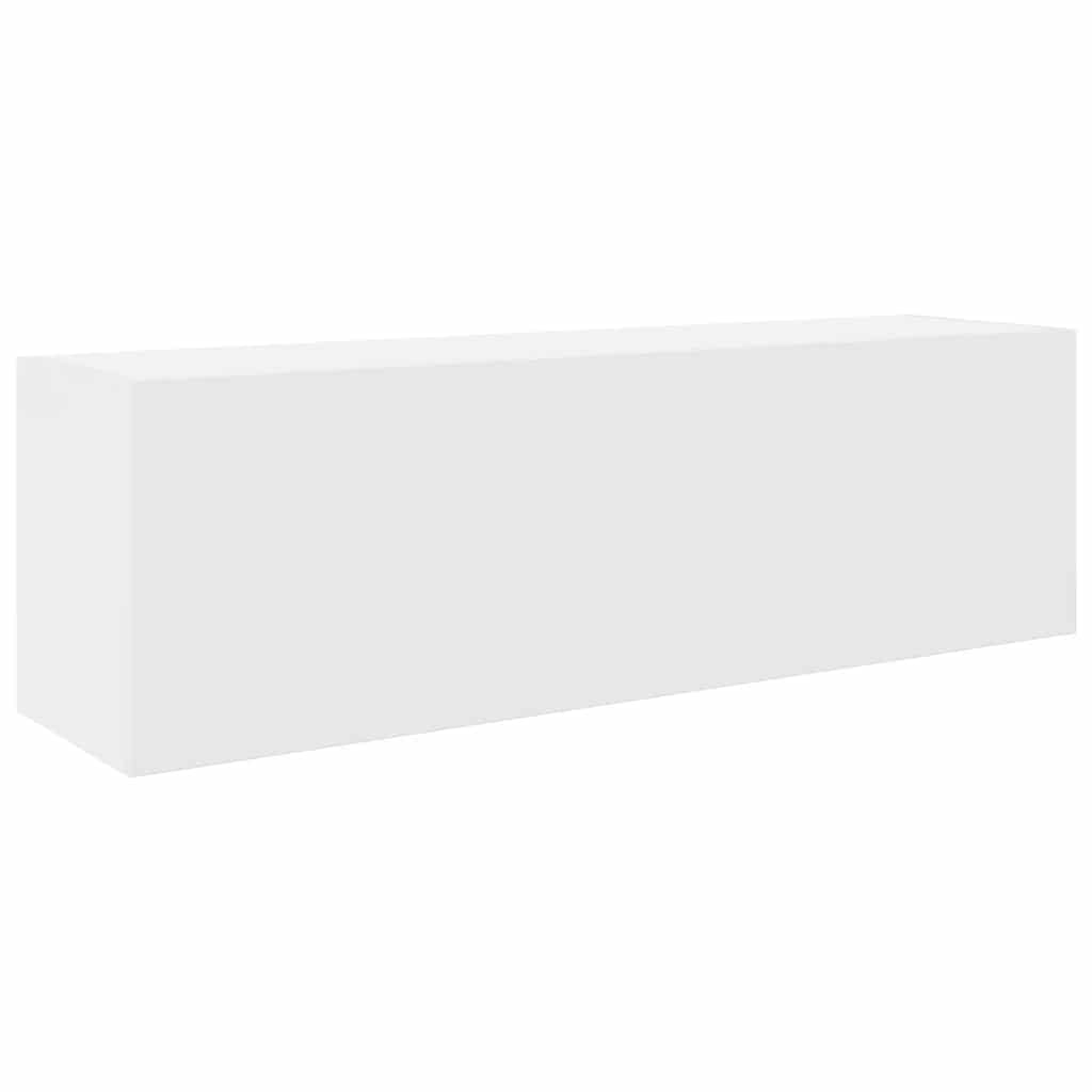 Bad-Wandschrank Weiß 100x25x30 cm Holzwerkstoff
