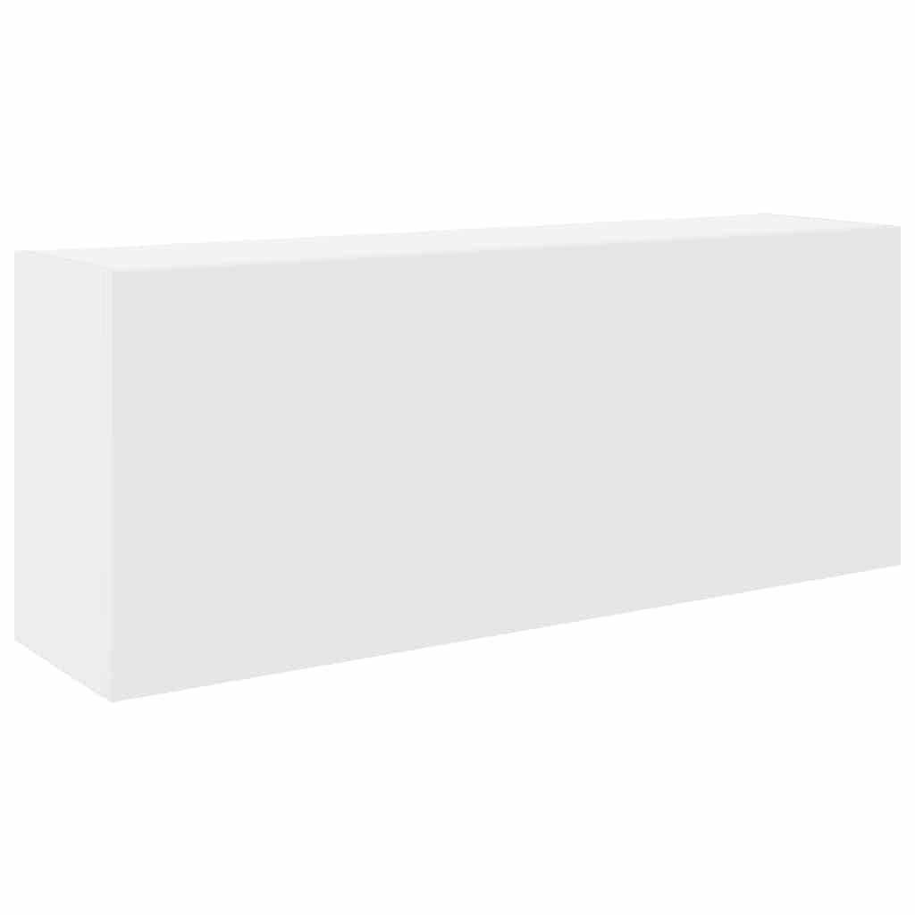 Bad-Wandschrank Weiß 100x25x40 cm Holzwerkstoff