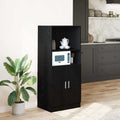 Küchenschrank Schwarz 57x41,5x131,5 cm Holzwerkstoff