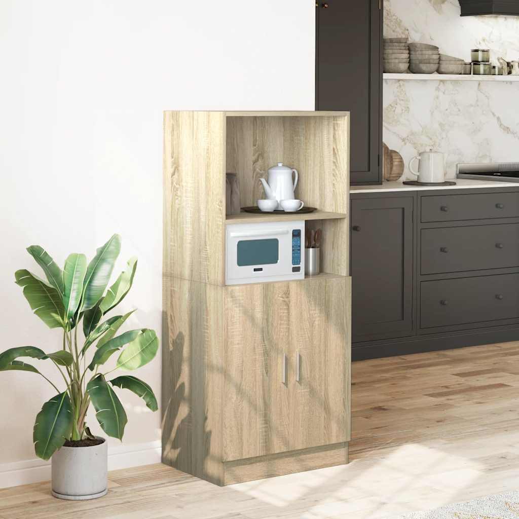 Küchenschrank Sonoma-Eiche 57x41,5x131,5 cm Holzwerkstoff