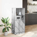 Küchenschrank Grau Sonoma 57x41,5x131,5 cm Holzwerkstoff