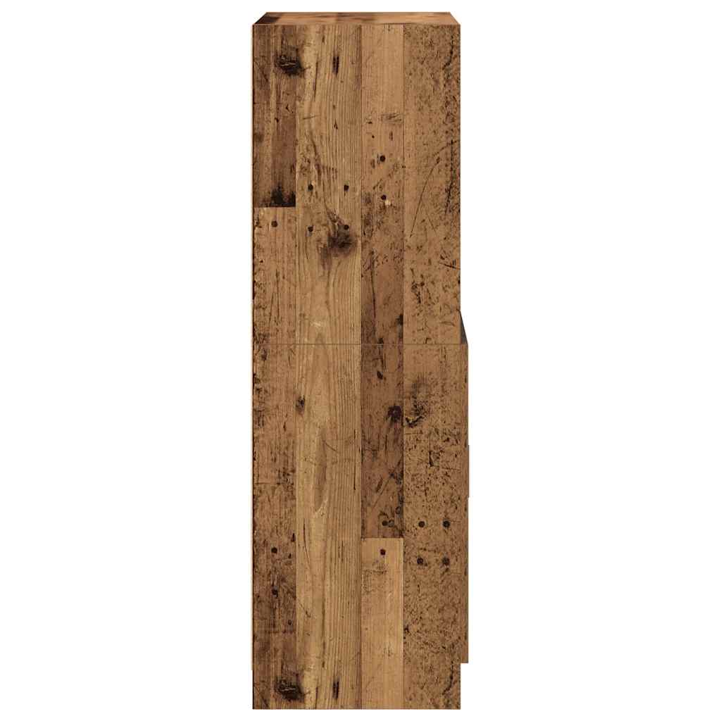 Küchenschrank Altholz-Optik 57x41,5x131,5 cm Holzwerkstoff