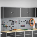 Werkzeugschrank-Set 6 pcs Schwarz Pulverbeschichteter Stahl