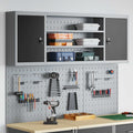 Werkzeugschrank-Set 4 pcs Schwarz Pulverbeschichteter Stahl