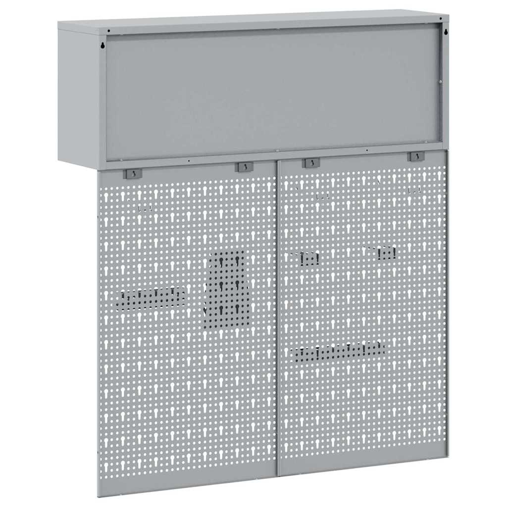 Werkzeugschrank-Set 3 pcs Rot Pulverbeschichteter Stahl