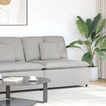 Modulares Sofa Mittelmodul mit Kissen Wolkengrau 100 cm