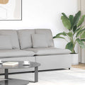 Modulares Sofa Eckmodul mit Kissen Wolkengrau 100 cm