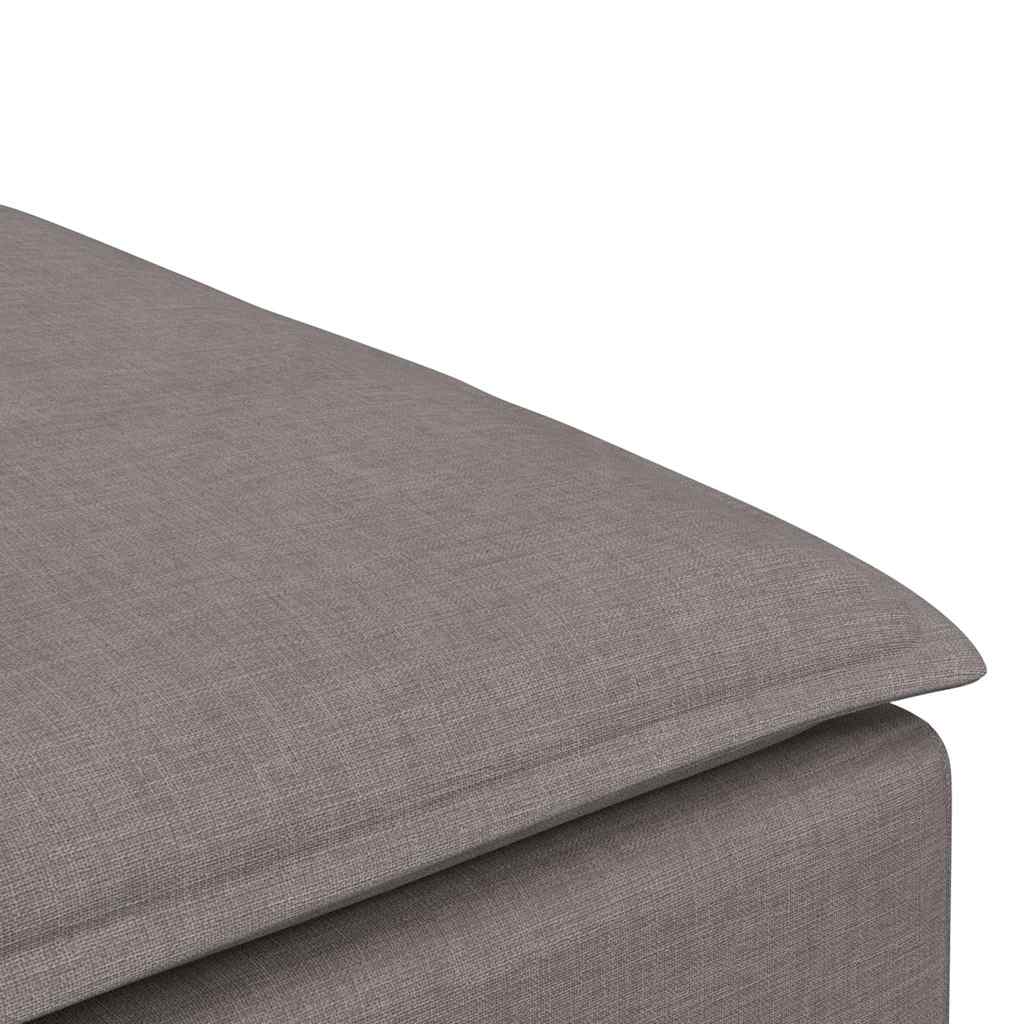 Modulares Sofa-Fußhocker-Modul Taupe 100x100x48 cm