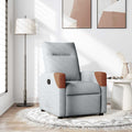 Relaxsessel Hellgrau Stoff