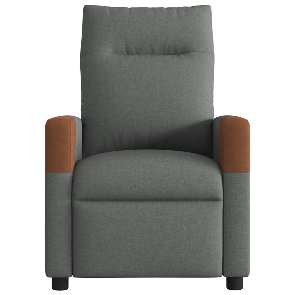 Relaxsessel Dunkelgrau Stoff