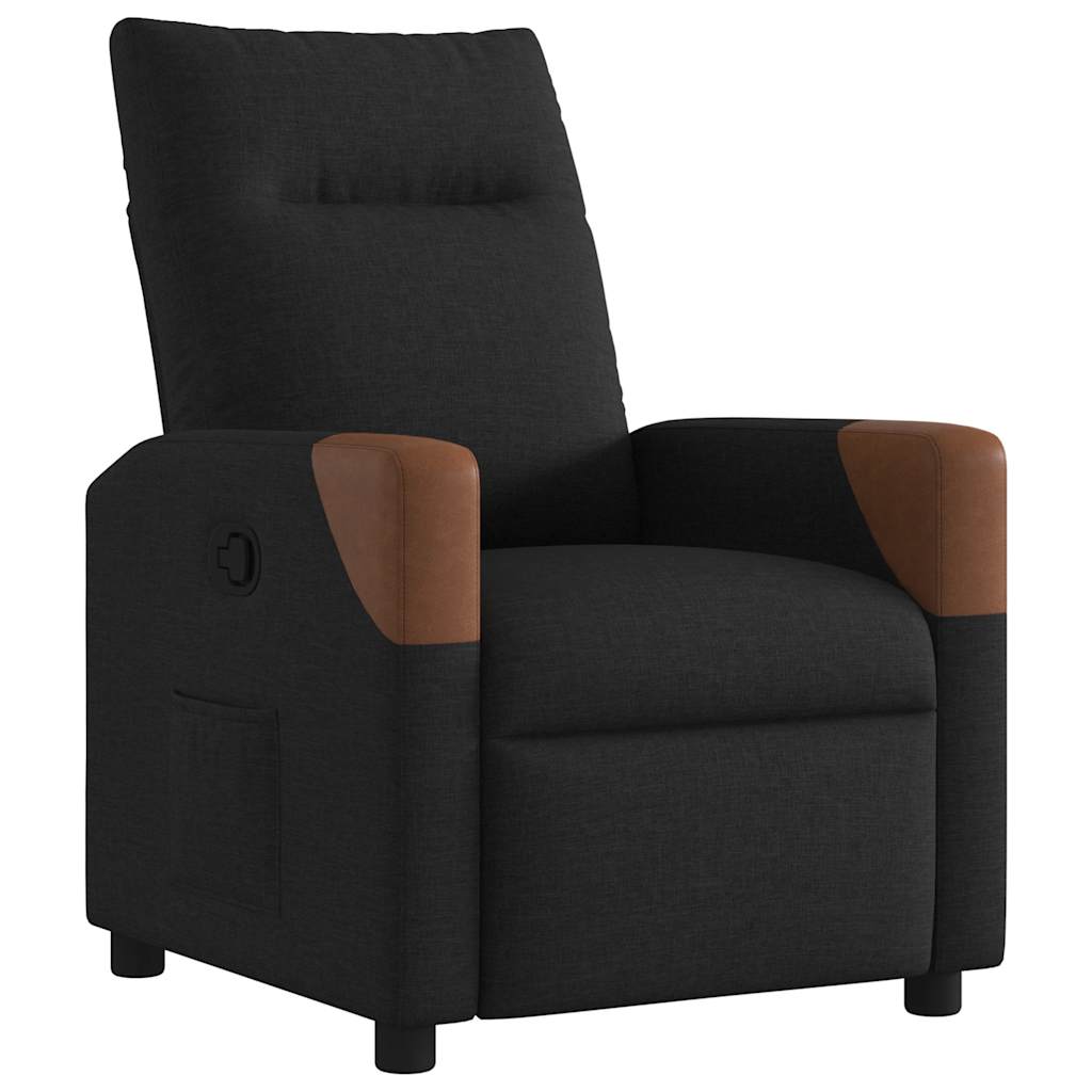 Relaxsessel Schwarz Stoff