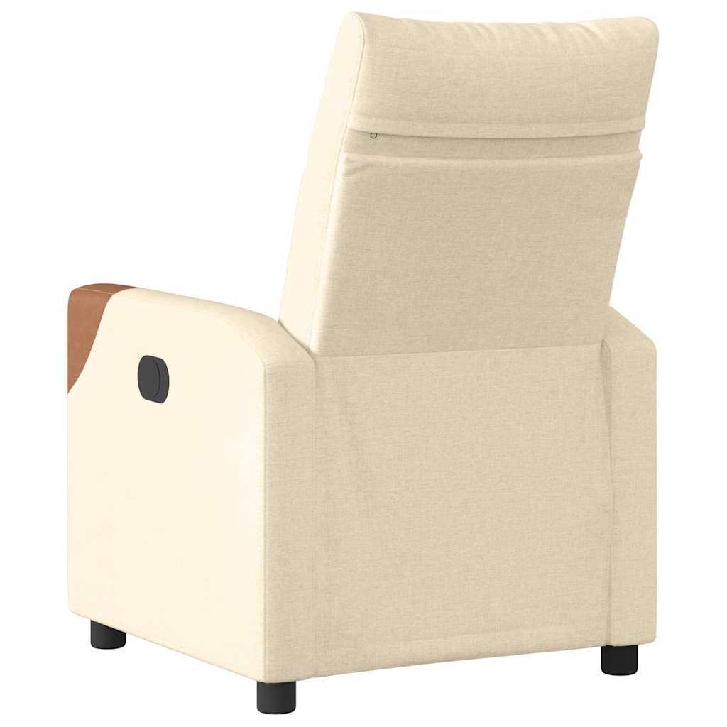 Relaxsessel Creme Stoff