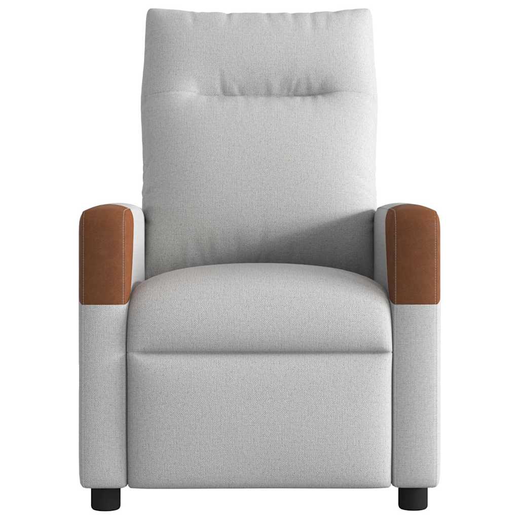 Massagesessel Wolkengrau Stoff