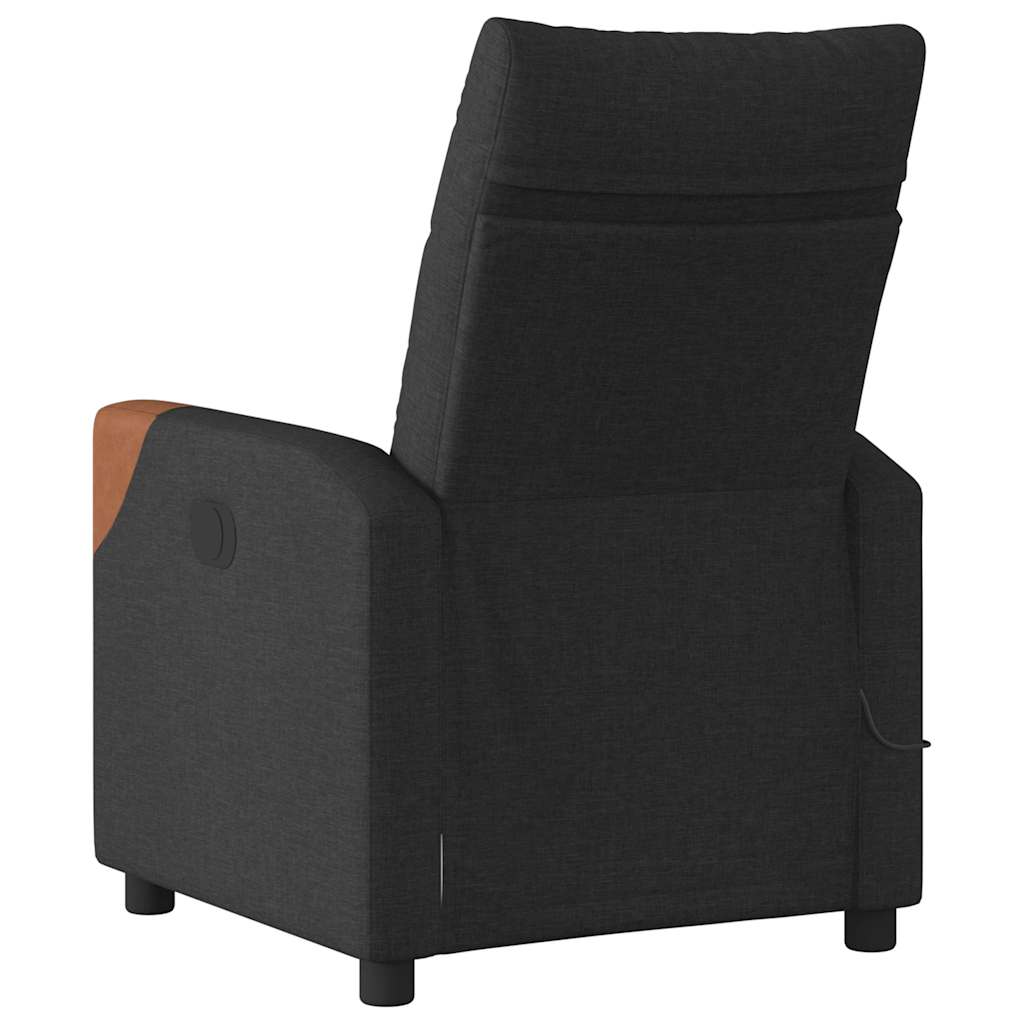 Massagesessel Schwarz Stoff