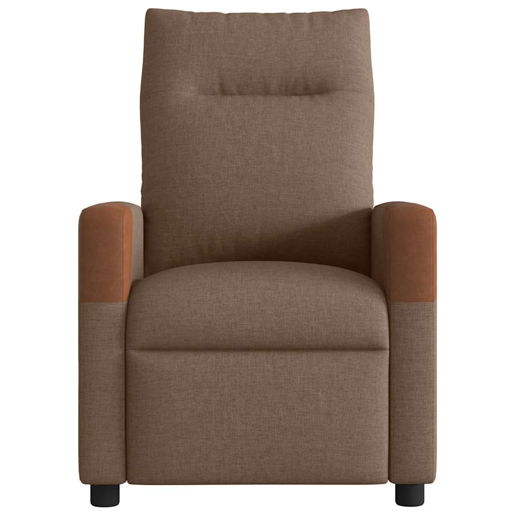 Massagesessel Braun Stoff