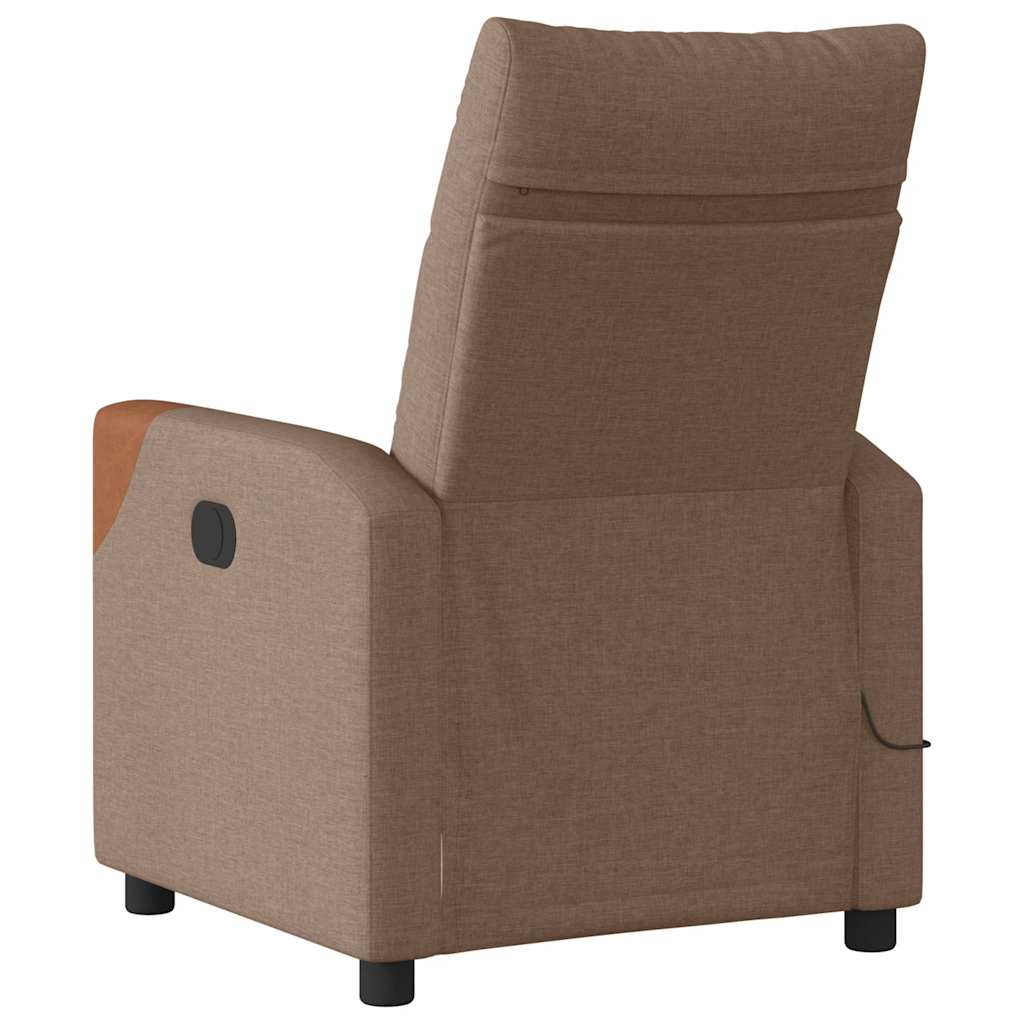 Massagesessel Braun Stoff