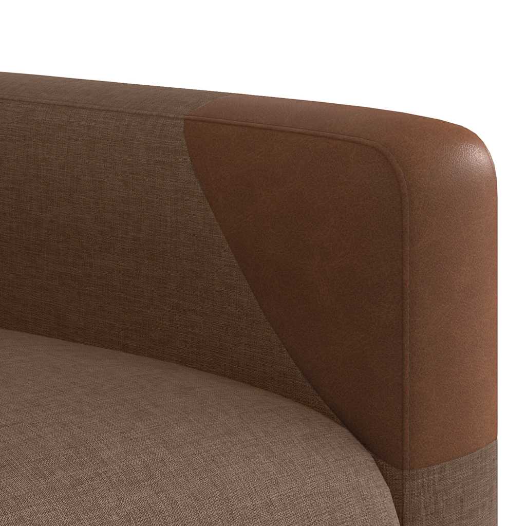 Massagesessel Braun Stoff