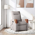 Massagesessel Taupe Stoff