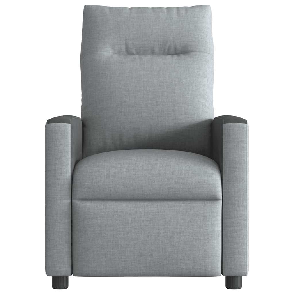 Relaxsessel Hellgrau Stoff