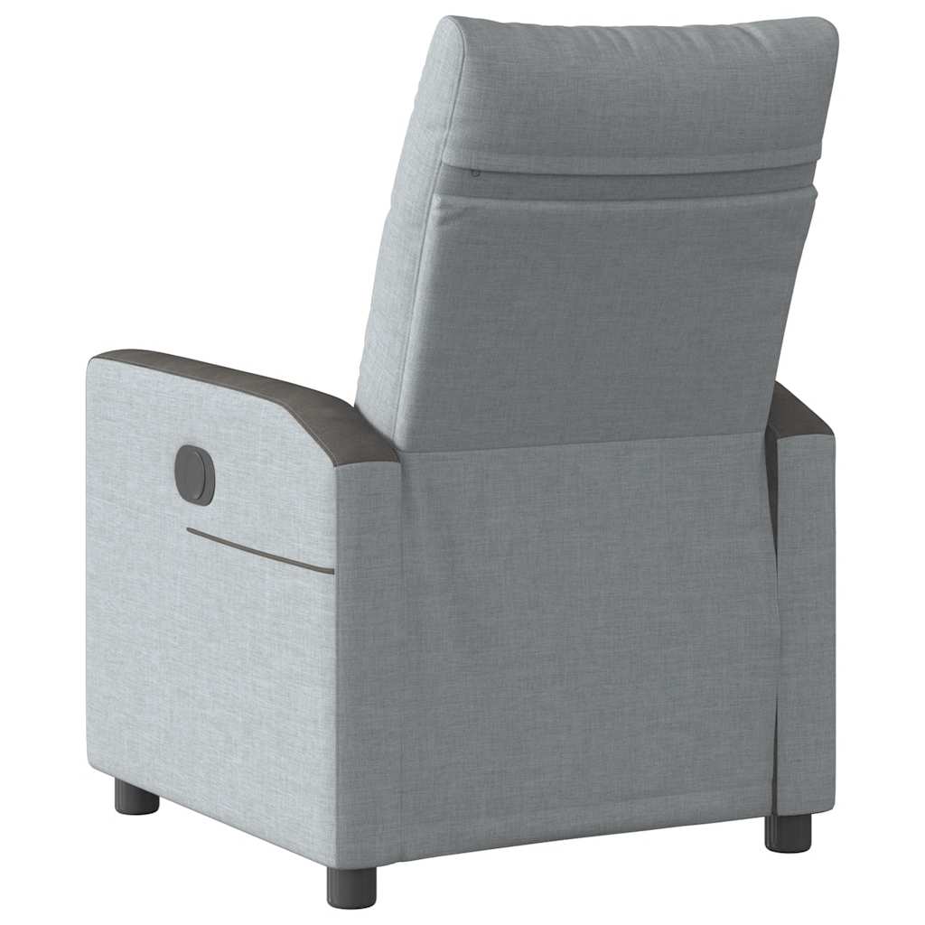 Relaxsessel Hellgrau Stoff