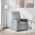 Relaxsessel Hellgrau Stoff