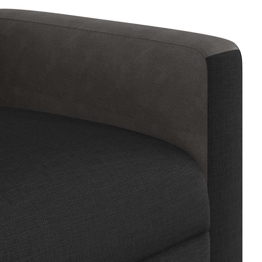 Relaxsessel Schwarz Stoff