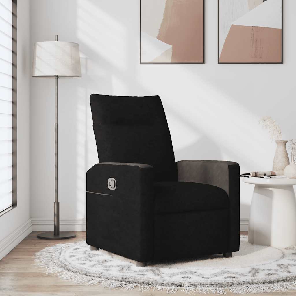 Relaxsessel Schwarz Stoff