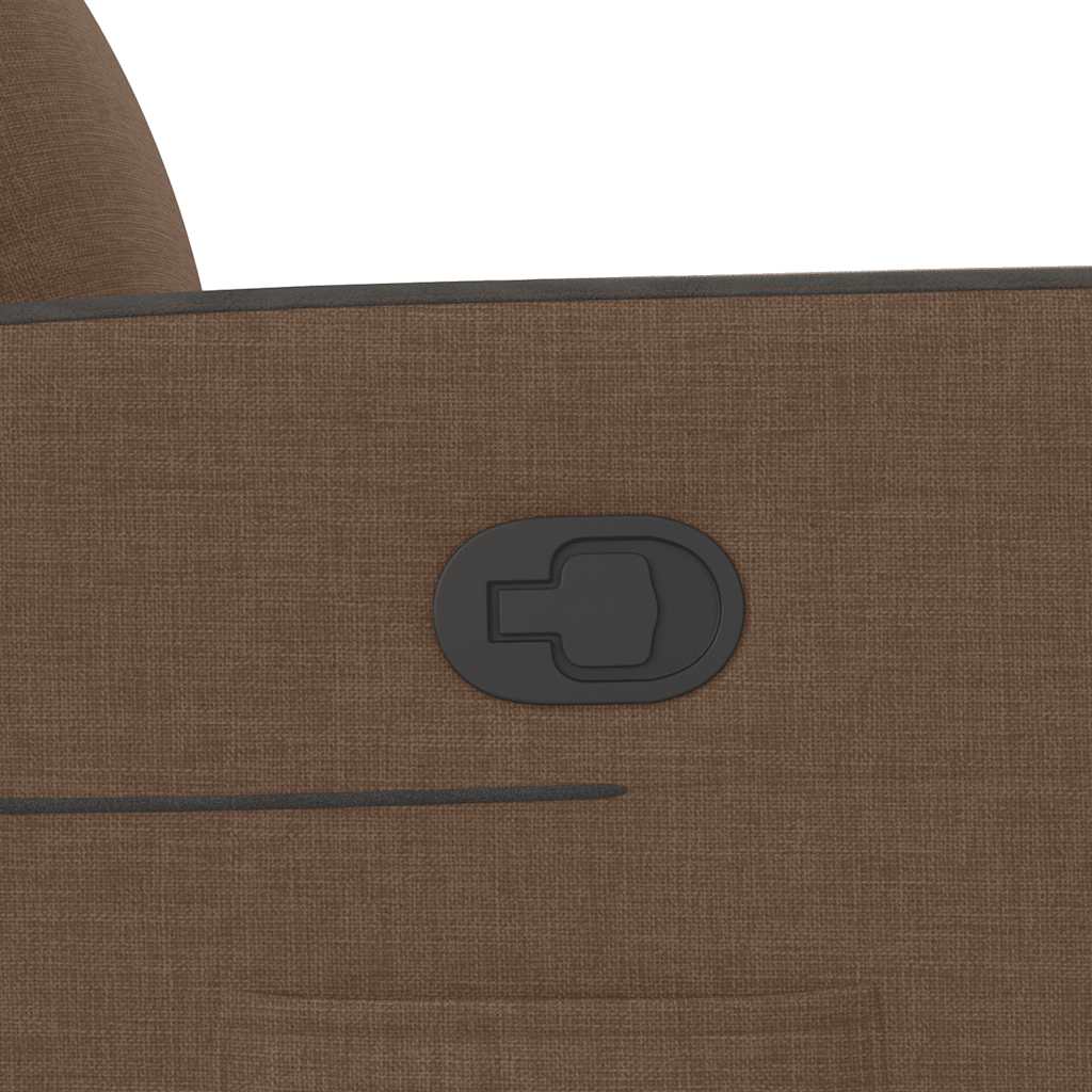 Relaxsessel Braun Stoff