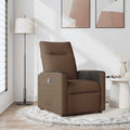 Relaxsessel Braun Stoff