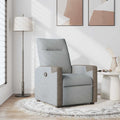 Relaxsessel Hellgrau Stoff