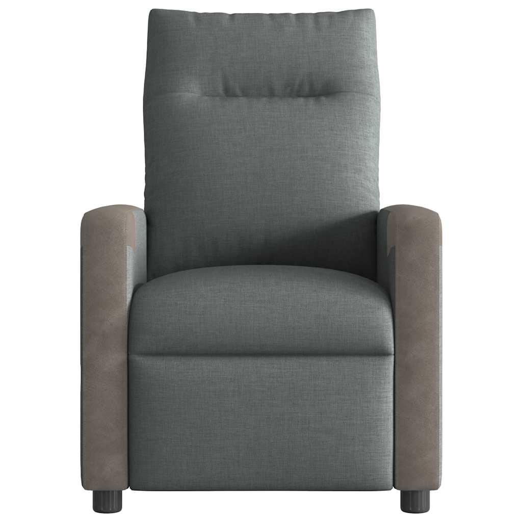 Relaxsessel Dunkelgrau Stoff
