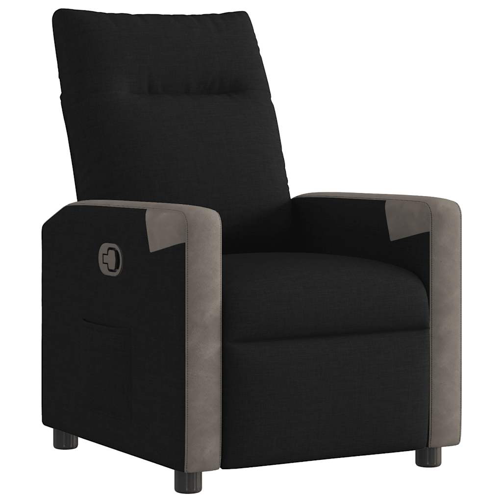Relaxsessel Schwarz Stoff