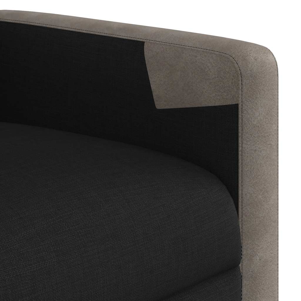Relaxsessel Schwarz Stoff