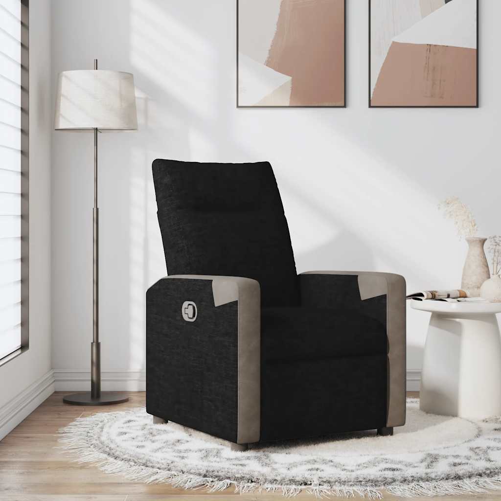 Relaxsessel Schwarz Stoff