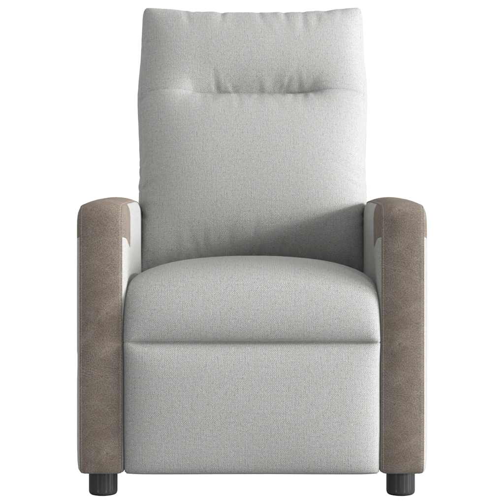Massagesessel Wolkengrau Stoff
