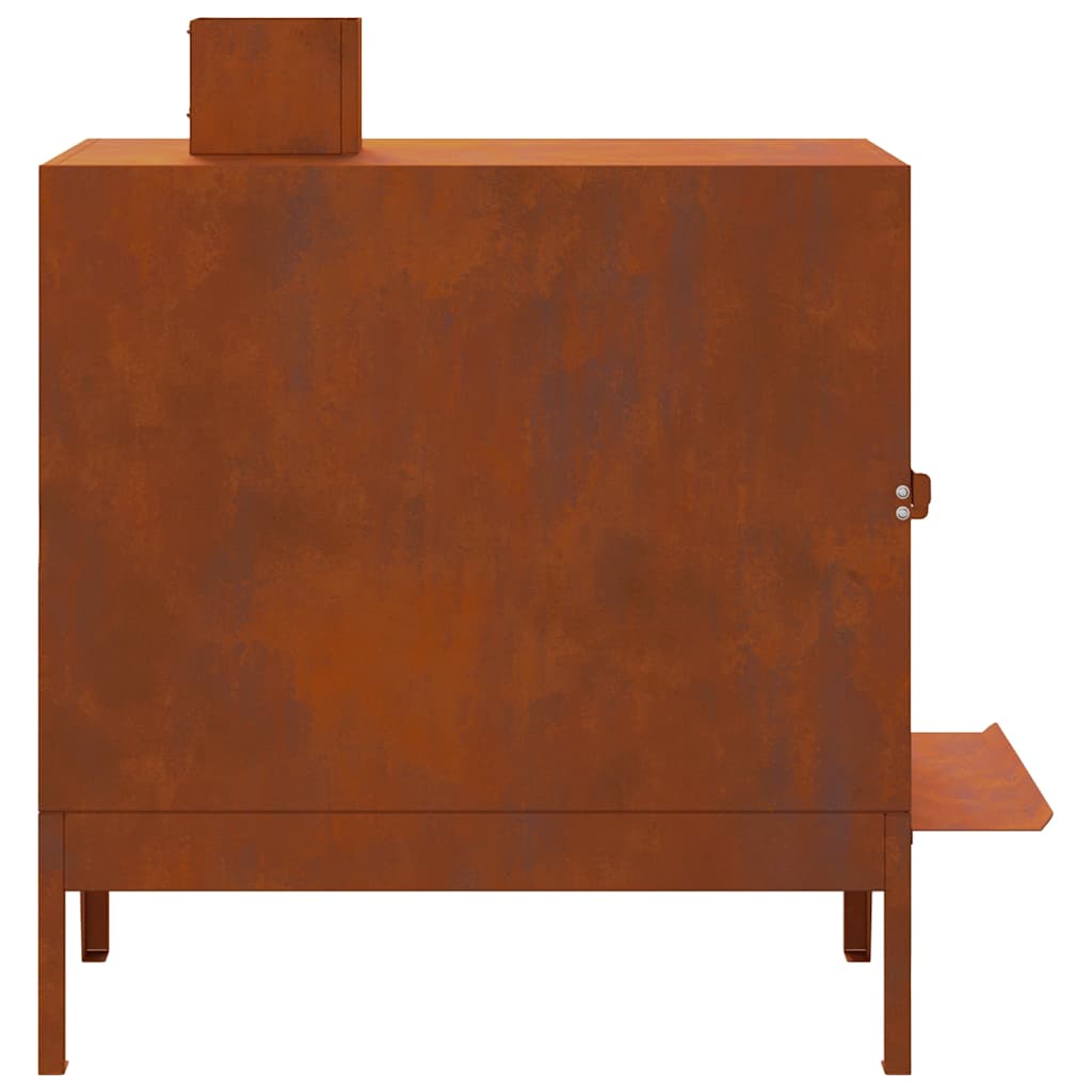 Gartenofen 35x50x60 cm Cortenstahl