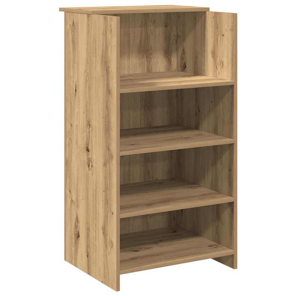 Empfangstheke Artisan-Eiche 55x50x103,5 cm Holzwerkstoff