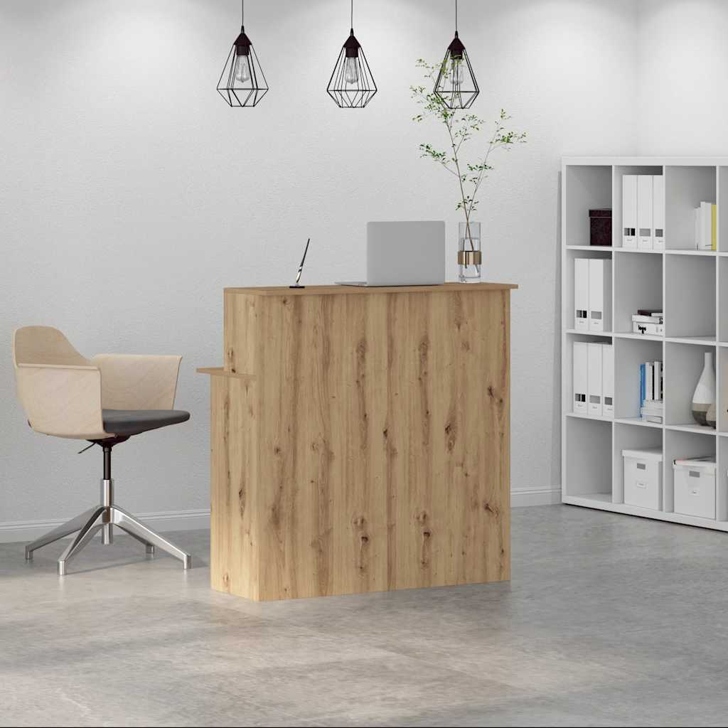 Empfangstheke Artisan-Eiche 100x50x103,5 cm Holzwerkstoff
