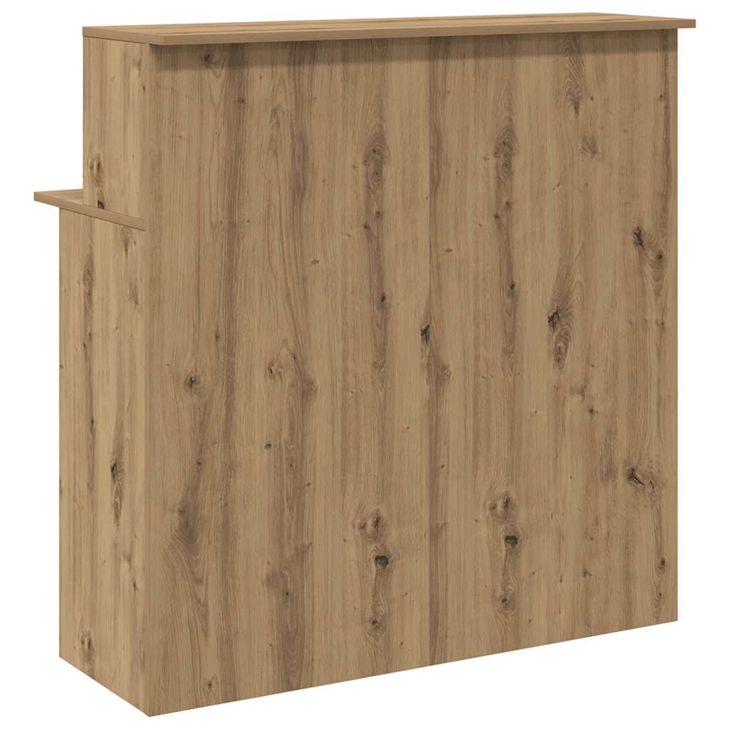 Empfangstheke Artisan-Eiche 100x50x103,5 cm Holzwerkstoff